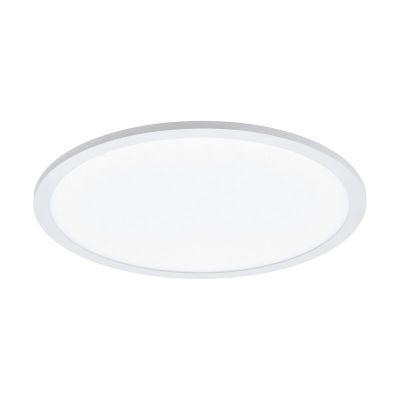 Lampă de tavan albă din aluminiu, Ericus, 19W, LED reglabil de la alb cald la alb rece