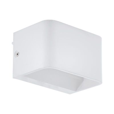 Aplică de perete albă din aluminiu, Tjalle, 6W, LED 3000K