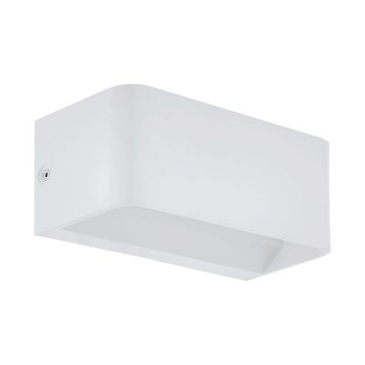 Aplică de perete albă din aluminiu, Tjalle, 10W, LED 3000K