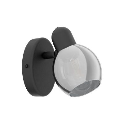 Spot LED de tavan negru din oțel, Ritchy