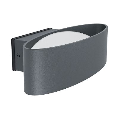 Lampă exterior antracit din aluminiu, Kawita, 10W, LED 3000K, IP44