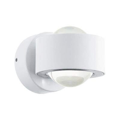 Lampă exterior albă din aluminiu, Lyn, 2W, LED 3000K, IP44