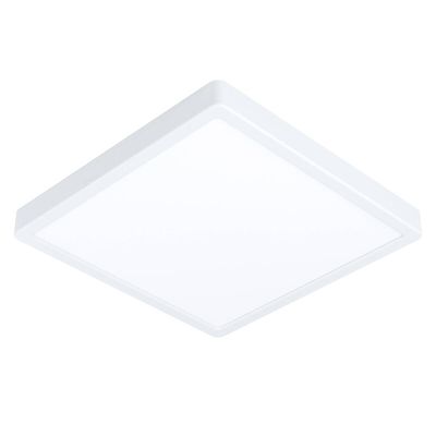 Plafonieră smart albă din plastic, Geraldo, 19,5W, LED reglabil de la alb cald la alb rece, IP44