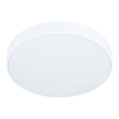 Aplică tavan albă din oțel, Zippora, 18W, LED reglabil de la alb cald la alb rece