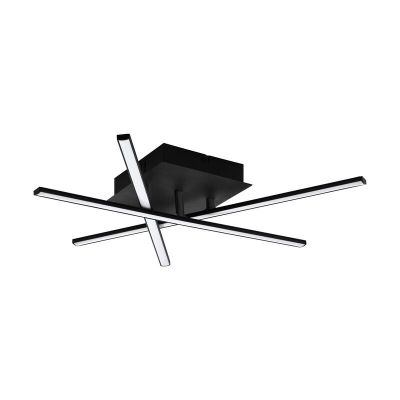 Lampă de tavan neagră din aluminiu, Arantxa, 10W, LED 3000K