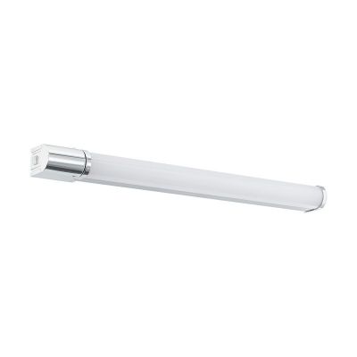 Lampă cu senzor argintie din aluminiu, Wilson, 15W, LED 4000K, IP44, con întrerupător