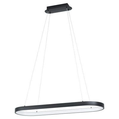Lustră neagră din oțel, Maira, 30W, LED 3000K