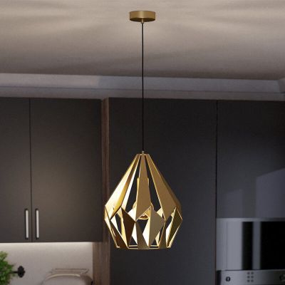 Lustră aurie din aluminiu, Acri
