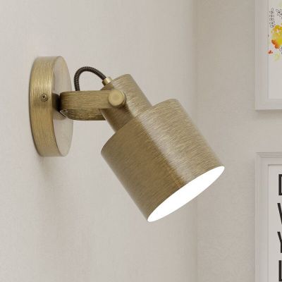 Spot de perete auriu din aluminiu, Kwinten
