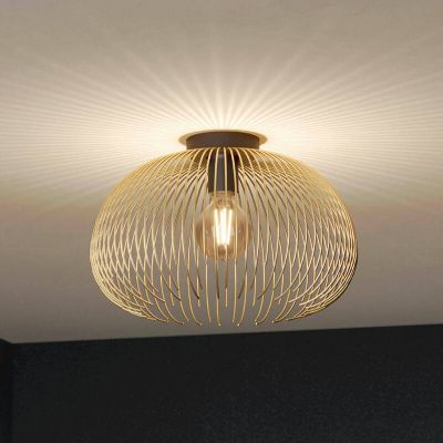 Plafonieră aurie din aluminiu, Keimpe