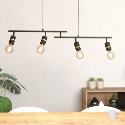 Lustră neagră din aluminiu, Jelger