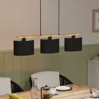 Lustră maro din lemn, Magali