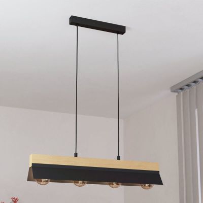 Lustră neagră din aluminiu, Kyla
