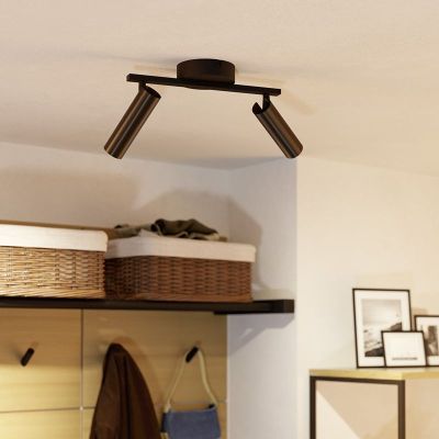 Spot LED de tavan bronz din oțel, Valproto, 5W, LED white switch