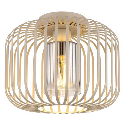 Plafonieră bej din metal, Jolanda