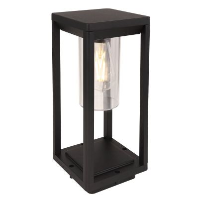 Lampă exterior neagră din plastic, Vildan, IP44