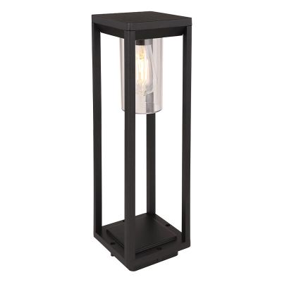 Lampă exterior neagră din plastic, Vildan, IP44
