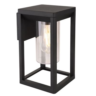 Lampă exterior neagră din plastic, Vildan, IP44