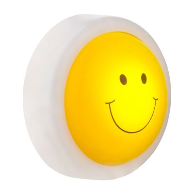 Lampă de noapte pentru copii galbenă din plastic, Ather, 1W, LED 6500K