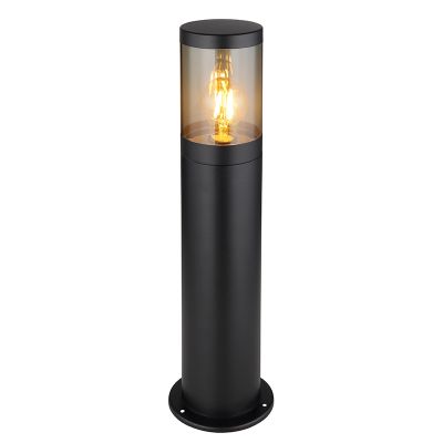 Lampă exterior neagră din oțel inoxidabil, Lambert, IP44