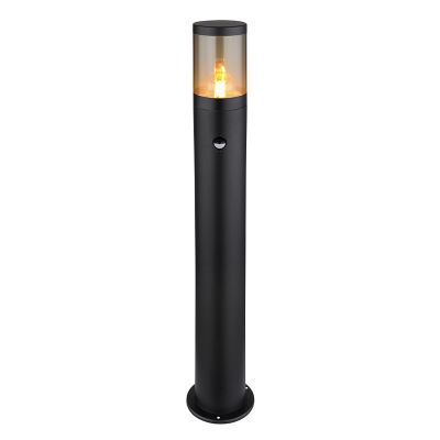 Lampă exterior neagră din oțel inoxidabil, Lambert, IP44
