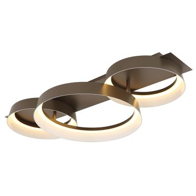 Lampă de tavan maro din metal, Sybrich, 40W, LED 3000K