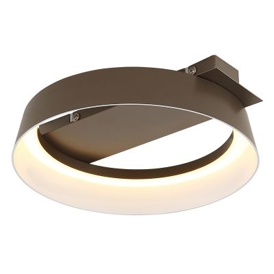 Lampă de tavan maro din metal, Sybrich, 12W, LED 3000K