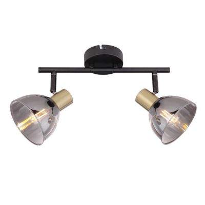 Spot LED de tavan auriu din sticlă, Arthur