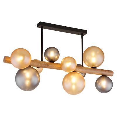 Plafonieră multicolor din sticlă, Melinda