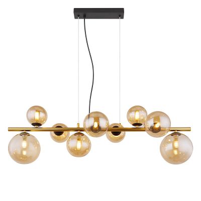 Lustră chihlimbar din sticlă, Melinda