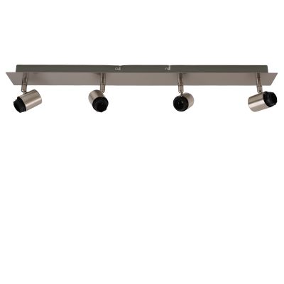 Plafonieră argintie din aluminiu, Rika