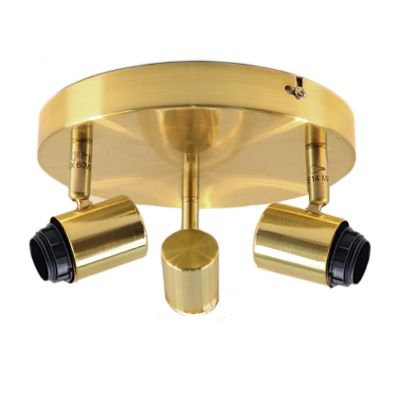 Plafonieră aurie din aluminiu, Rika