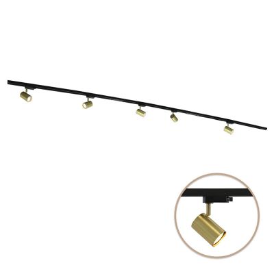 Sistem de iluminat pe șină monofazic din metal alamă, Elena