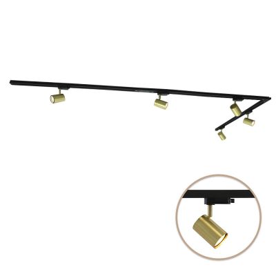 Sistem de iluminat pe șină monofazic din metal alamă, Elena