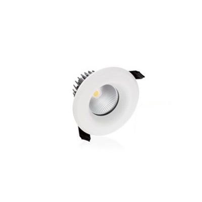 Downlight alb din sticlă, Rexe, 9W, LED 3000K, IP65