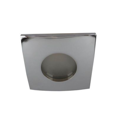 Spot încastrat baie crom din aluminiu, Pelle, IP44
