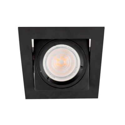 Spot încastrat negru din metal, Filo