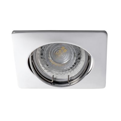 Spot încastrat crom din aluminiu, Nesta