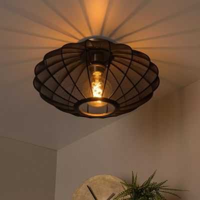 Lampă de tavan modernă neagră, Corina