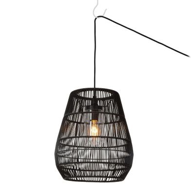 Lampă exterior rustică neagră, Nerida, IP44