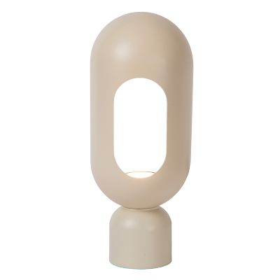 Lampă de masă modernă taupe, Barris, con întrerupător