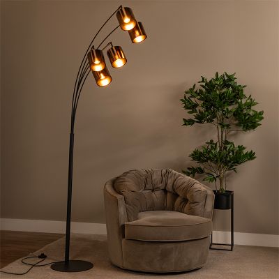 Lampadar modern ruginiu, Rankos, con întrerupător