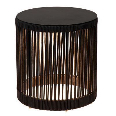 Lampadar reîncărcabil modern negru, Pingi, 3W, LED 3000K, IP44, dimmabil în 3 trepte