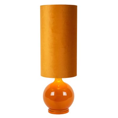 Lampadar retro galben, Esterad, con întrerupător