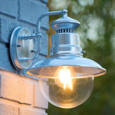 Lampă exterior modernă crom, Figo, IP44