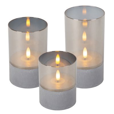 3 lămpi cu lumânări cu baterii Velas