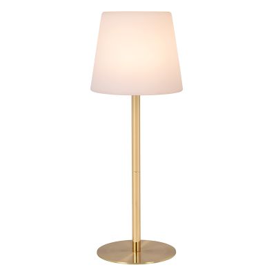 Lampă de masă exterior reîncărcabilă modernă aurie, Tyon, 2W, LED 2700K, IP65, cu întrerupător tactil