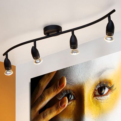 Spot LED de tavan modern negru, Caro