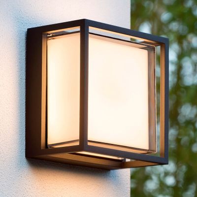 Lampă exterior modernă neagră, Singa, 9,6W, LED 2700K, IP54
