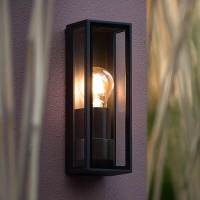 Lampă exterior modernă neagră, Dukan, IP65